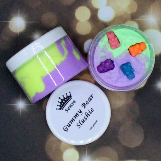 Fluff gummie bear slushie