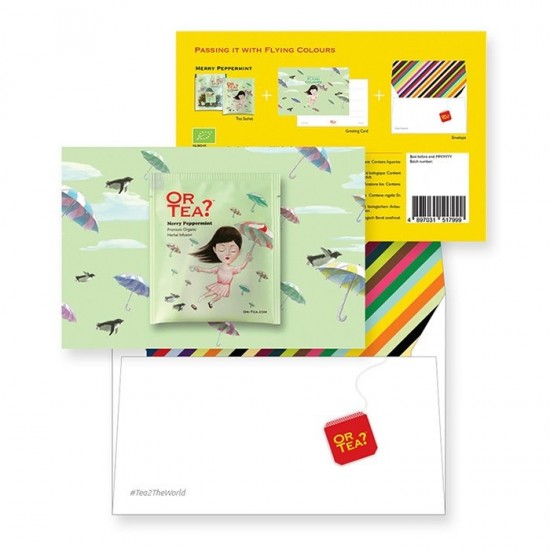 Merry peppermint passing with flying colors